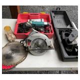 Power Tools Lot: Circular Saw, Sander & Joint