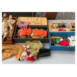 Vintage G.I. Joe Dolls, Clothing, Access and case