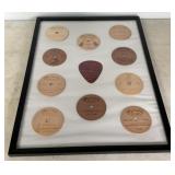 Martin Guitar Wooden Center Holes, 35 Pieces