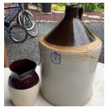 Stoneware Jug & Pitcher