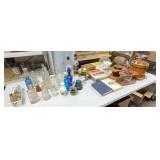 Empty Bottles, Cigar Boxes, China, Framed Pieces