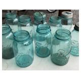 10 7" Tall Jars with Lids