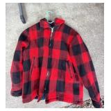 Menï¿½s Large Red & Black Zip Jacket