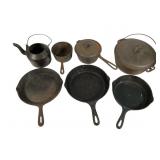 Cast Iron Cookware Set, Made in Taiwan, 7pcs
