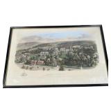 Lehigh University Hand Colored Print