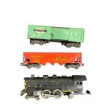 HO Scale Train Cars & Locomotive Lot