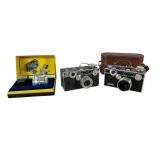 Two Argus Rangefinder Cameras & C.3 Lens