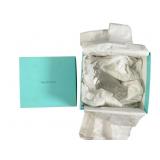 Val St. Lambert glass bird in Tiffany box
