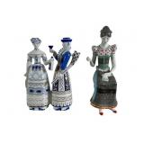 Two Hollï¿½hï¿½za Ceramic Figurines, Hungary