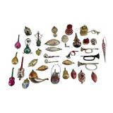 Mercury Glass Christmas Ornament Collection