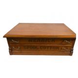 Antique Merrick Spool Cotton Sewing Cabinet