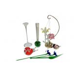 Blown Glass Art Collection, 6 Inches Tallest