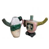 Ceramic Art Vessels, 9 In.