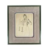 Saul Raskin Etching "Holy Sabbath"