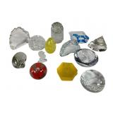 Glass & Plastic Paper Weights Collection