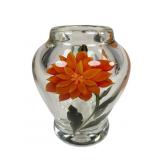 Orient & Flume Art Glass Paperweight Vase