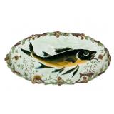 French Palissy Majolica fish platter