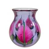 Lotton Art Glass Vase by Daniel Lotton 1996