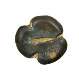 Bronze Catchall Ashtray with Fish Design