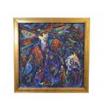 Charles Frith Oil on Canvas, Signed, Sea Life