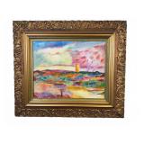 Charles Frith Oil on Canvas, Cape May Dunes,