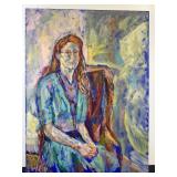 Charles Frith Unsigned Portrait Oil on Canvas