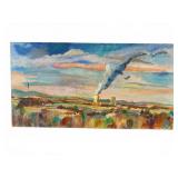 Charles Frith Oil on Canvas, Kimberton Route