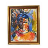 Charles Frith Self Portrait Oil on Canvas