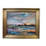Charles Frith Oil on Canvas, Delaware River