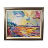 Charles Frith Oil on Canvas Riverton NJ