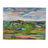 Charles Frisman Oil Farm Landscape