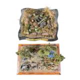 Two Signed D&D Style Dioramas by Edgar E.
