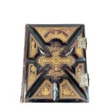 1892 Pronouncing Parallel Bible with Clasp