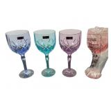 4 Waterford Marquis Goblets, 9 Inches Tall