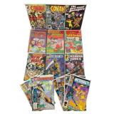 17 Comic Book Issues VF+/F+, Conan, Balder, Etc
