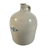 Stoneware Jug with Blue "2" Mark