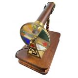 Kaleidoscope with Musical Crank & Stand