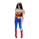 Custom Wonder Woman Costume & 6 Ft Mannequin