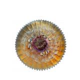 Iridescent Fruit & Leaf Plate, 9 Inches Wide