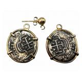 Atocha Shipwreck Coin Pendants 14k Gold Bezel