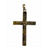 14k Gold Cross Pendant