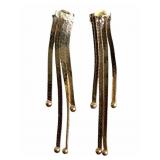14k Chain Dangle Earrings