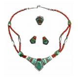 JLF Jose Luis Flores Sterling Turquoise Set