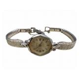 10K Gold Filled & Diamond Timex Watch