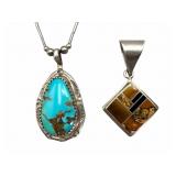 925 Donald Douglas & TT Sterling Pendant