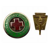 10k 1961 Allentown Hospital Nursing Pin & NHS