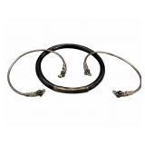 Sterling Rams Head Cuffs & Wood Bangle