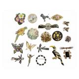 Brooches Including Staffordshire