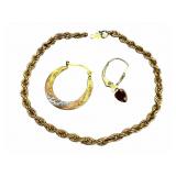 14k & 10k Damaged Scrap Jewelry Lot