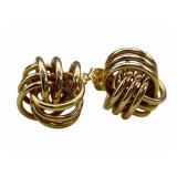 14k Knotted Stud Earrings